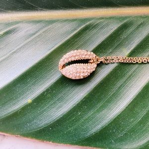 Gold Cowrie Shell Necklace
